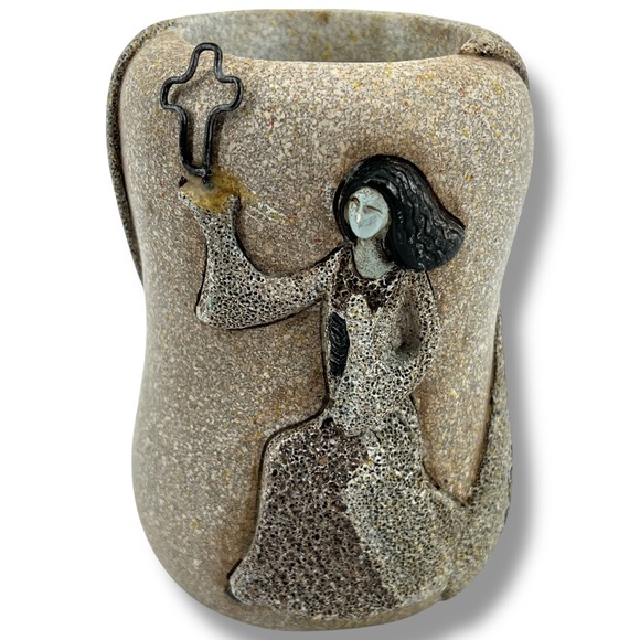 ArtStone by Carson Home Accents Votive Candle Holder Pray Religious Gift Decor - Picture 1 of 9